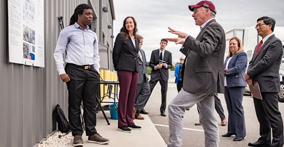 U.S Sen. Tim Kaine Tours Region