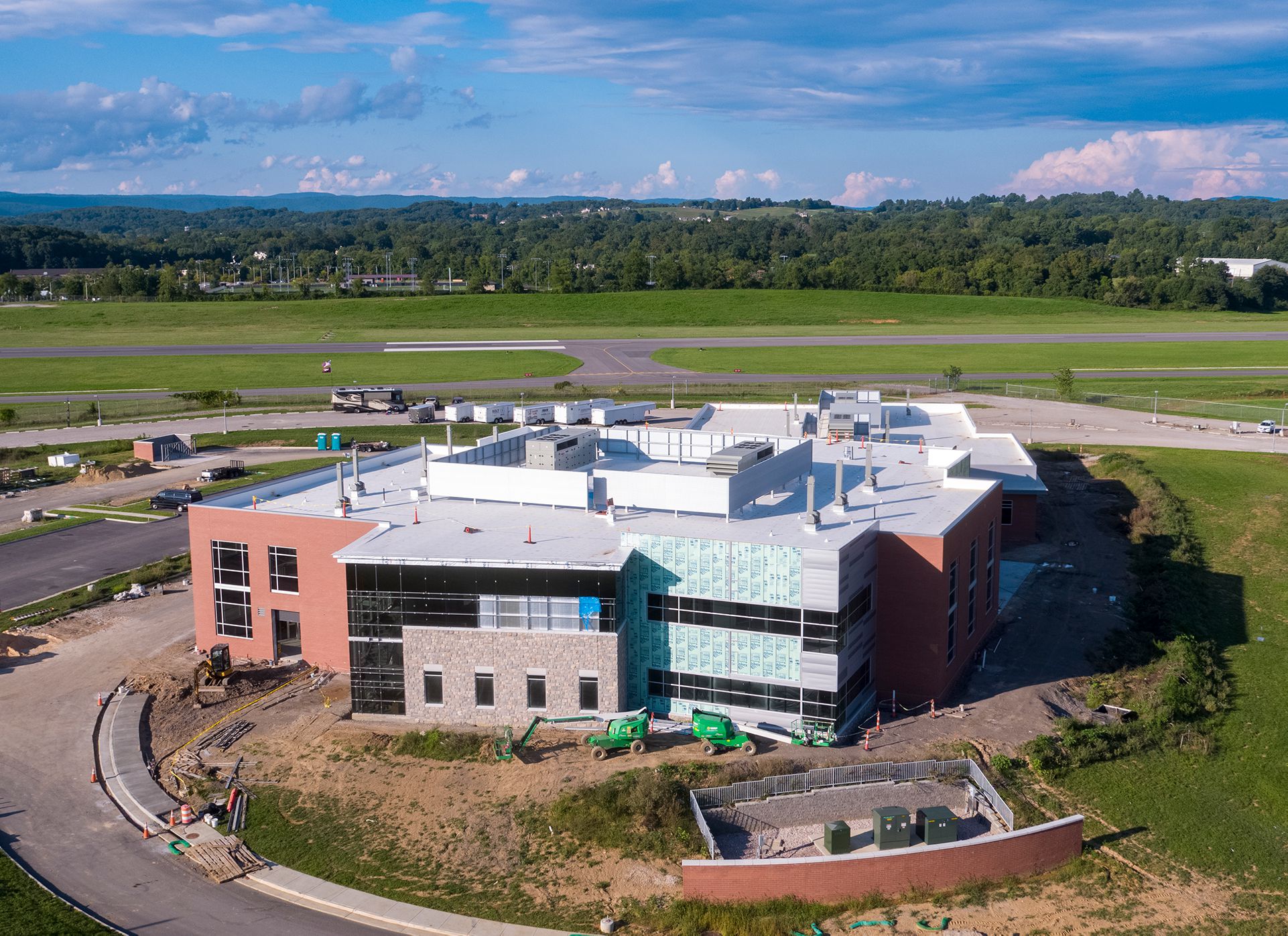Virginia Tech Corporate Research Center Building under construction