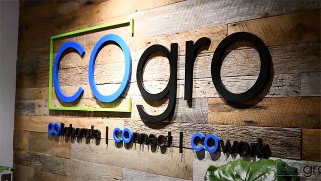 cogro logo on a wall